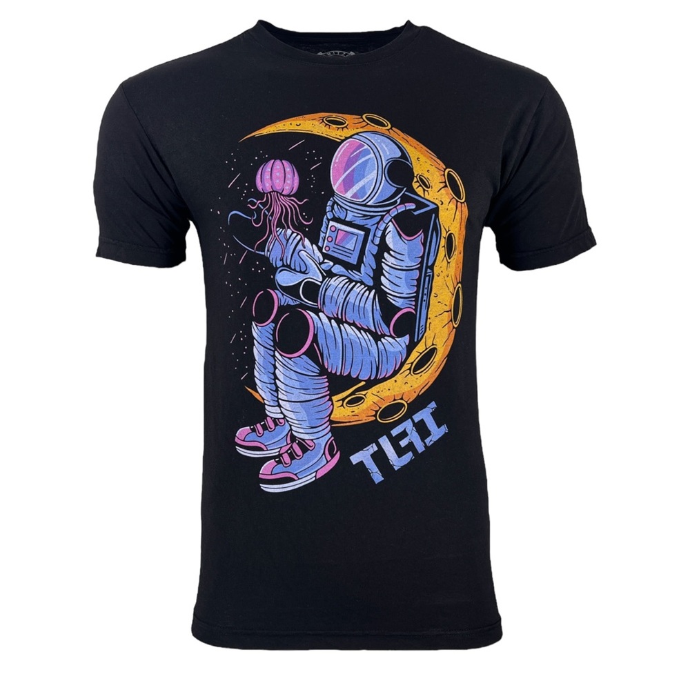 TLFI Men' T-shirt Astronaut Moon